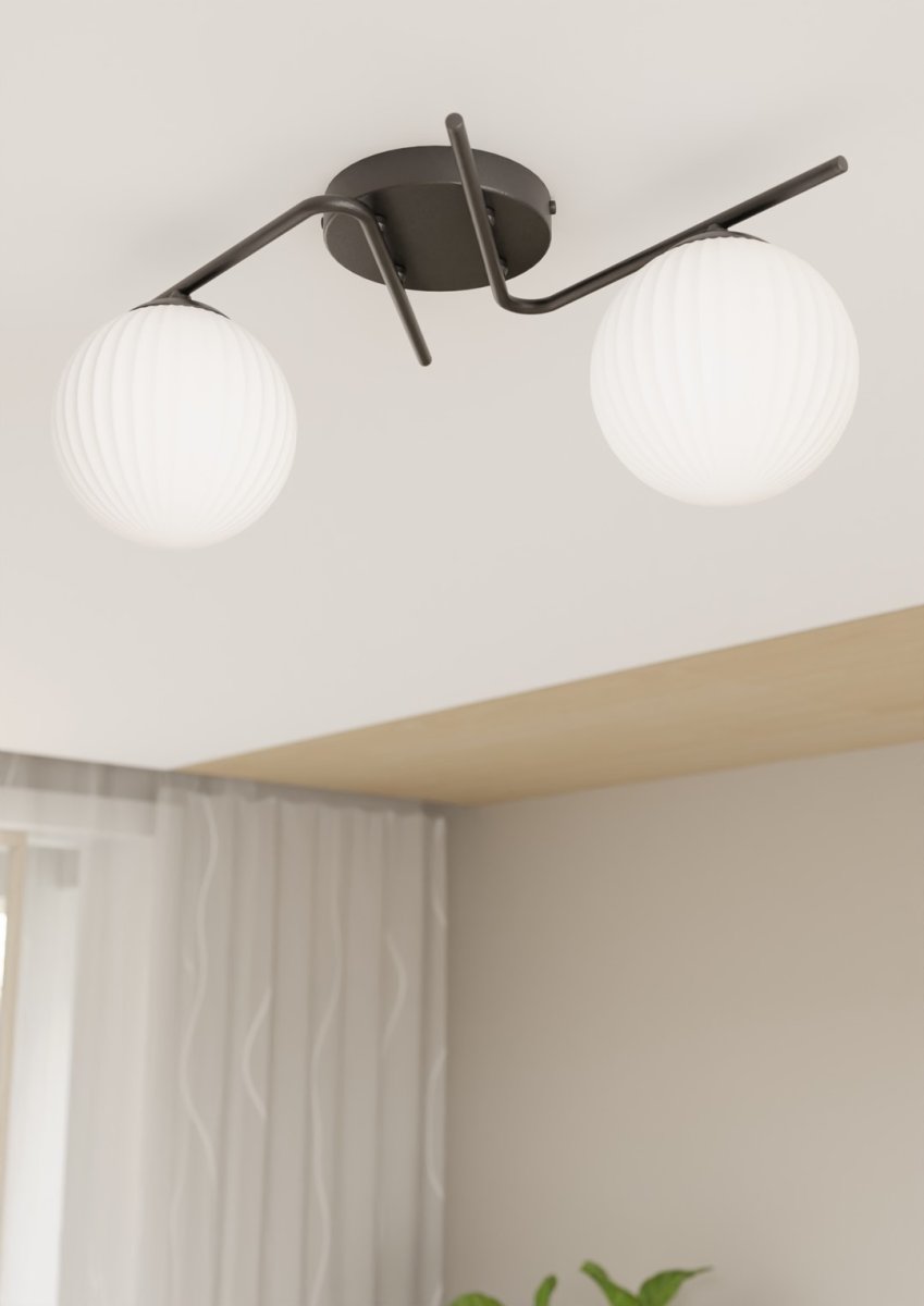 Vespa 48cm Wit plafondlamp Van Emibig Lighting - Perfect voor eigentijdse interieurs - De Vespa past zowel in de woonkamer en eetkamer als op kantoor, waar functionaliteit en esthetiek worden gecombineerd.