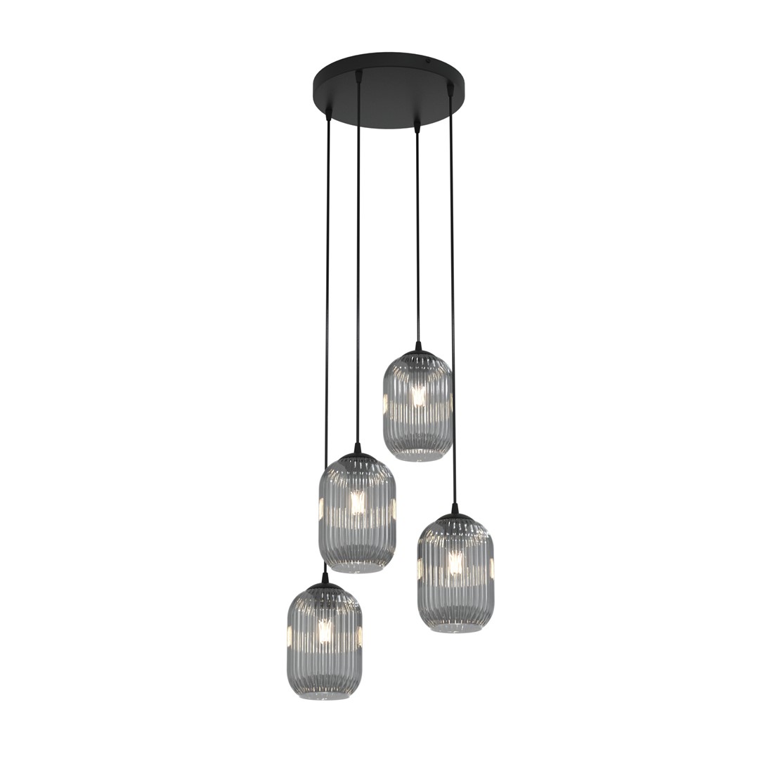 Verdi Ø30 Rookkleurig hanglamp Van Emibig Lighting - De originele vorm geeft de kamer karakter en cre&euml;ert een persoonlijke stijl met een gezellige sfeer.