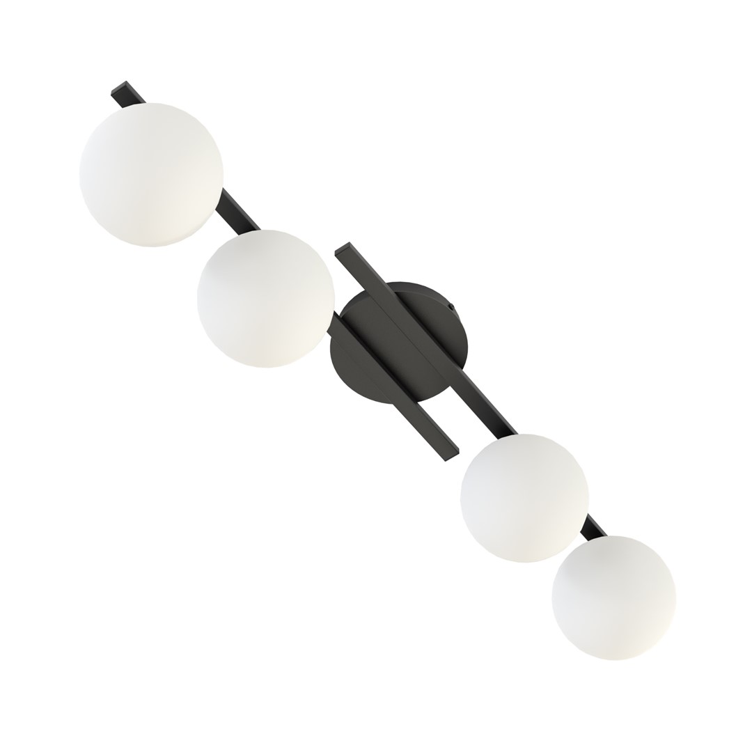 Kairo 87cm Zwart plafondlamp Van Emibig Lighting - Het minimalistische design past perfect in elk huis en elke stijl.