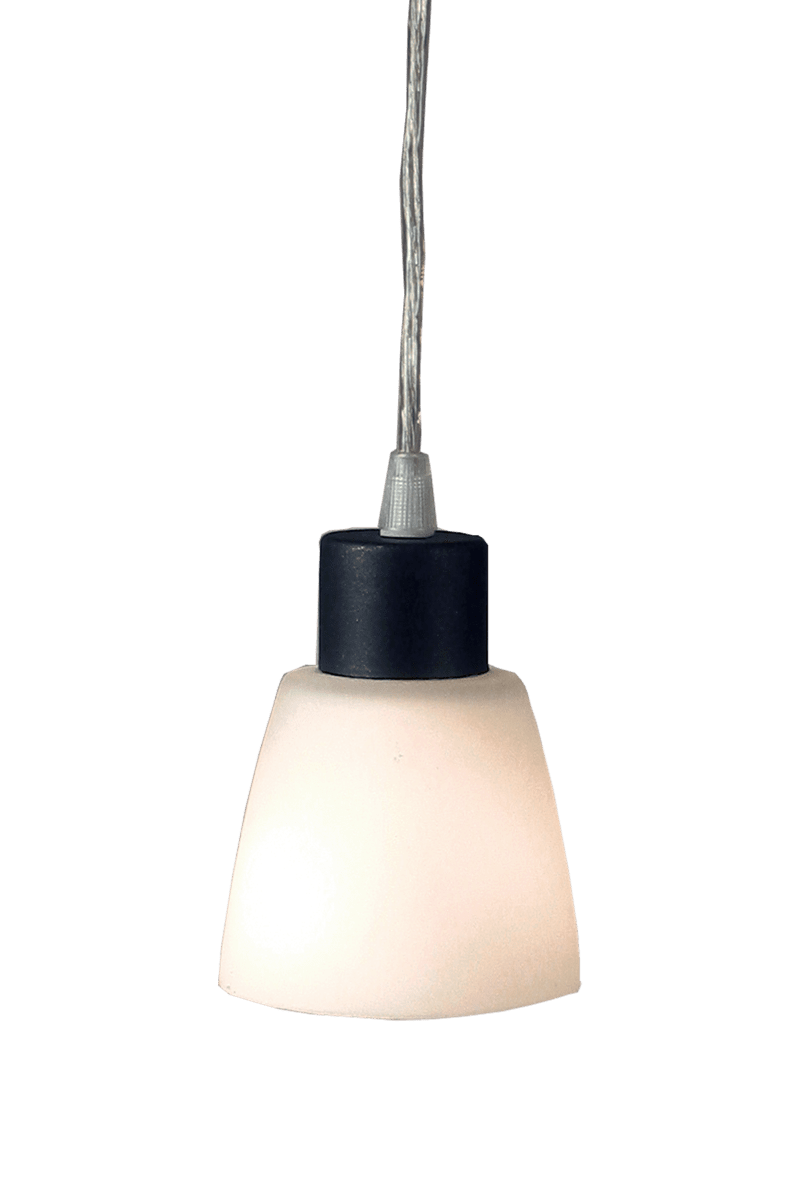 Småland Ø10 Wit raamlamp Van Aneta Lighting - De lamp heeft een snoer van 4 meter met schakelaar en EU-stekker.