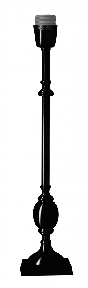 Charlstone 50cm Svart lampenvoet Van Hallbergs - Charlstone &auml;r en elegant lampfot i metall med en klassisk och tidl&ouml;s design.
