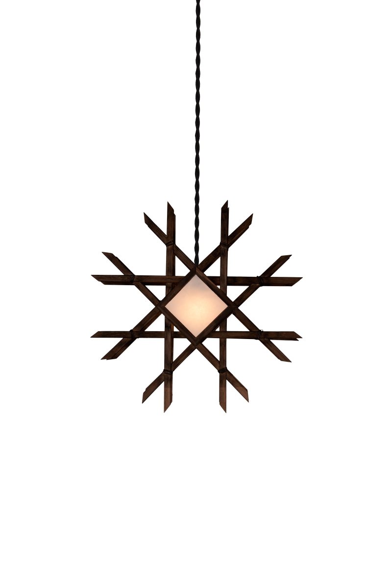 Lea Ø45 Bruin Van Globen Lighting - Deze lamp is een mooie blikvanger voor het raam, aan de muur of staand; een kantoor en is van beide kanten even mooi.