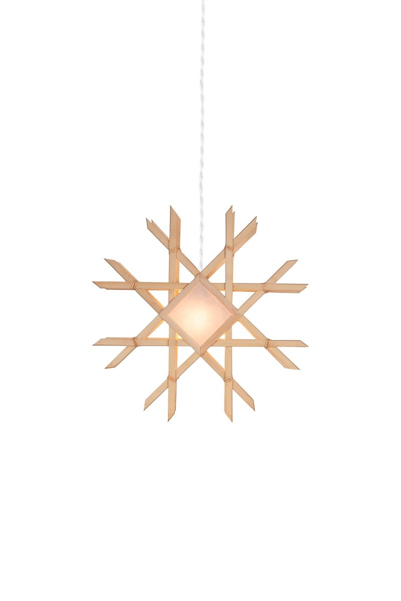 Lea Ø45 Natuur Van Globen Lighting - Deze lamp is een mooie blikvanger voor het raam, aan de muur of staand; een kantoor en is van beide kanten even mooi.