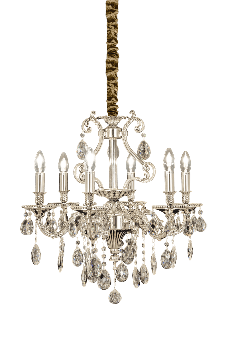 Windsor Ø58 Antiek zilver hanglamp Van Aneta Lighting - De lamp is op elke gewenste hoogte verstelbaar, de snoerlengte is 200 cm.