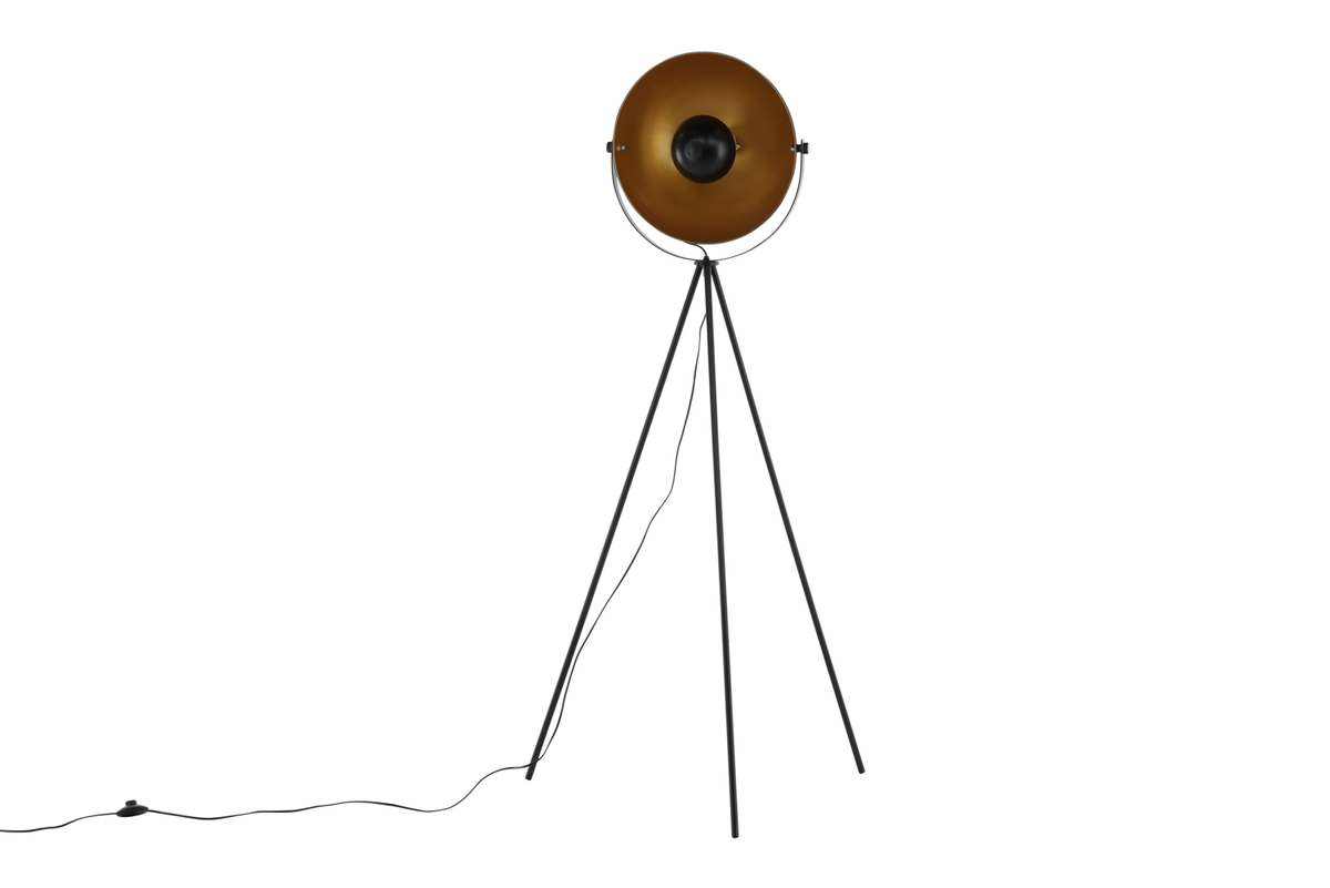 Search Zwart vloerlamp Van Venture Design - Met de dunne pootjes is de lamp stijlvol en een perfecte staande lamp voor wie net dat beetje extra wil!