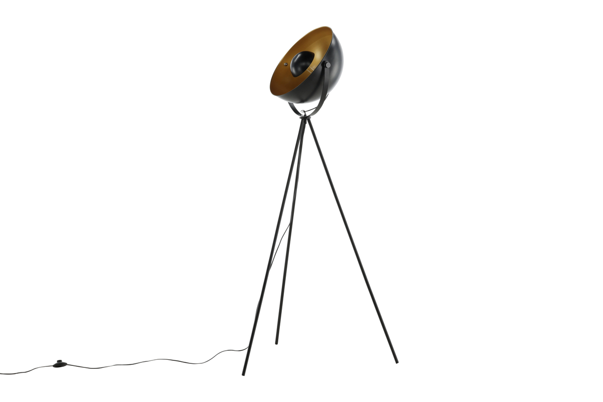 Search Zwart vloerlamp Van Venture Design - Met de dunne pootjes is de lamp stijlvol en een perfecte staande lamp voor wie net dat beetje extra wil!