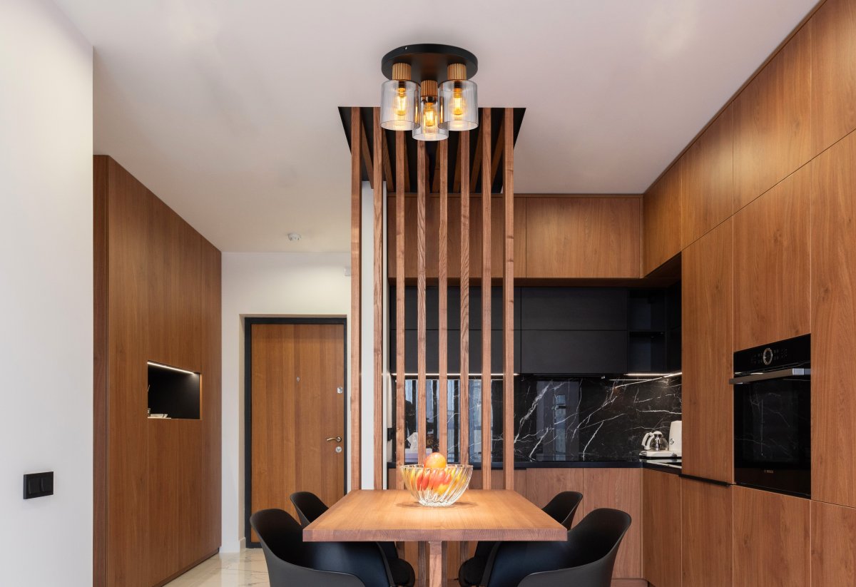 Aleidis 3 Rookkleurig plafondlamp Van Globo Lighting - Aleidis &auml;r en modern plafond med elegant design.
