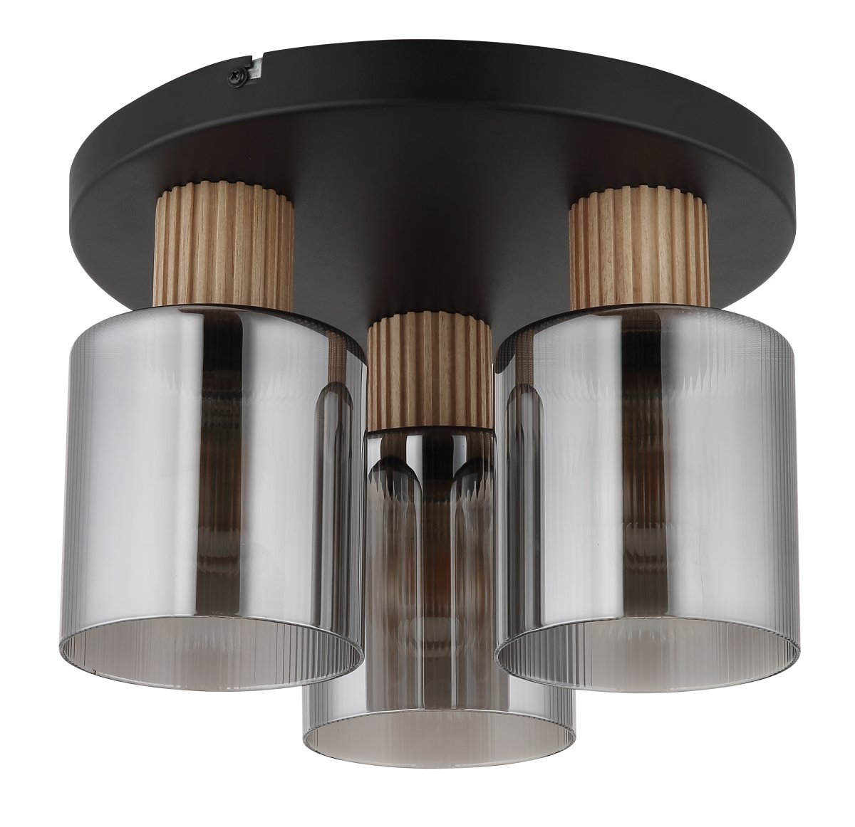 Aleidis 3 Rookkleurig plafondlamp Van Globo Lighting - Aleidis &auml;r en modern plafond med elegant design.