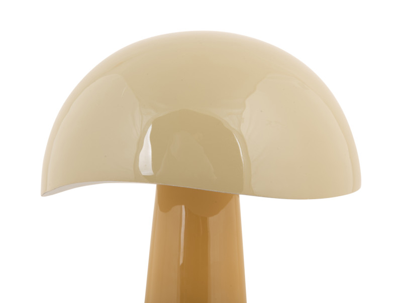 Grato 33cm Geel tafellamp Van Leitmotiv - De lampvoet in honinggele kleur, samen met de zachtere gele lampenkap, zorgt voor een warme en harmonieuze uitstraling.