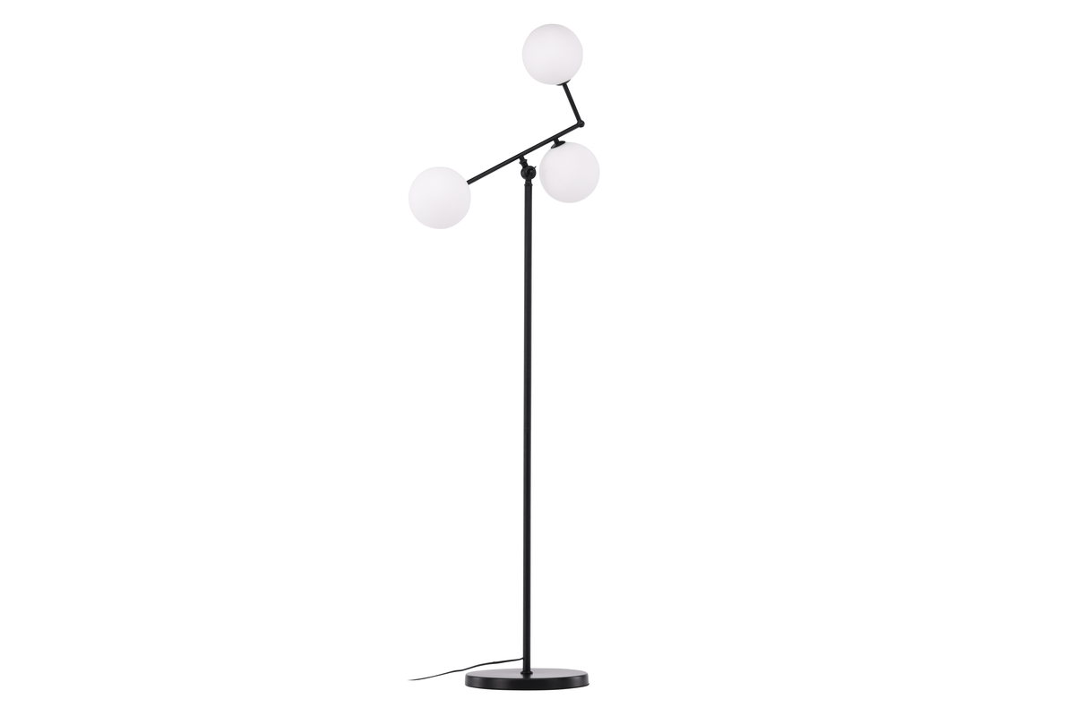Marsan Zwart vloerlamp Van Venture Design - We raden aan de lamp in een hoek van de woonkamer te plaatsen voor een extra accent en een gezellige gloed.