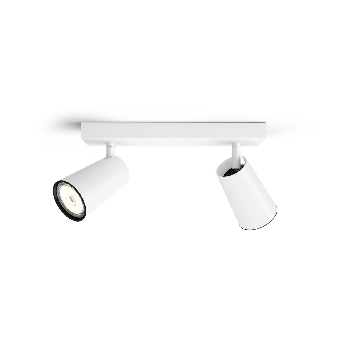 Paisley 2 Wit spot Van Philips - Gemaakt van wit metaal voor een strakke en minimalistische uitstraling die in de meeste interieurs past.