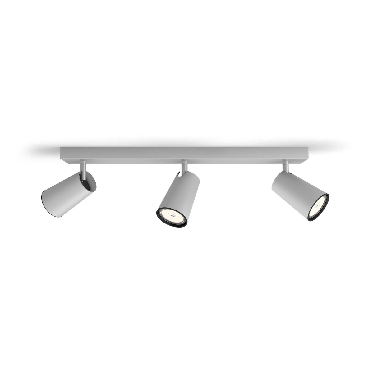 Paisley 3 Aluminium spot Van Philips - Gemaakt van metaal met een matte aluminium afwerking voor een strakke en minimalistische uitstraling die in de meeste interieurs past.