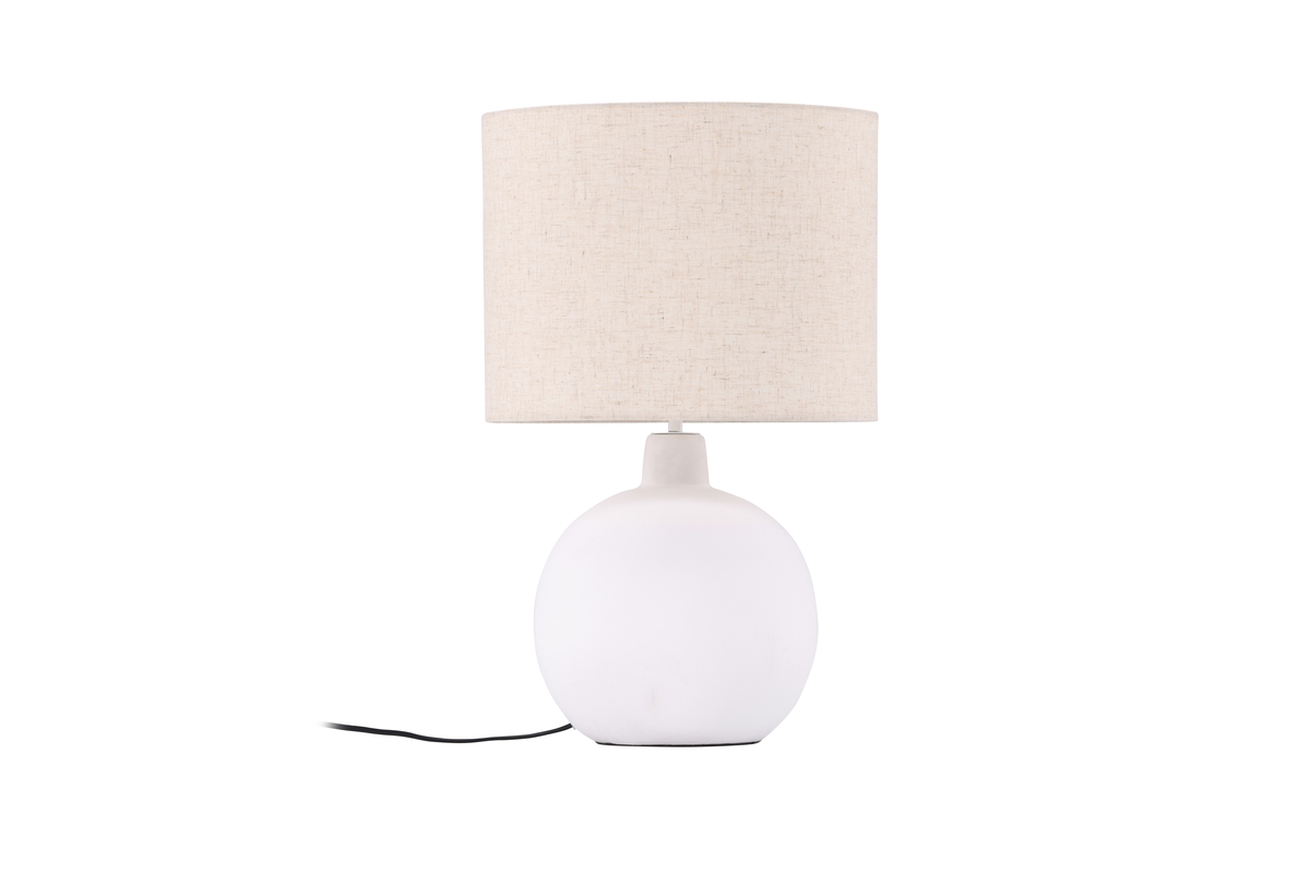 Torcello 50cm Wit tafellamp Van Venture Design - De lamp heeft een stijlvol en eenvoudig design en is daardoor geschikt om vrijwel overal te plaatsen waar extra verlichting of decoratie nodig is.