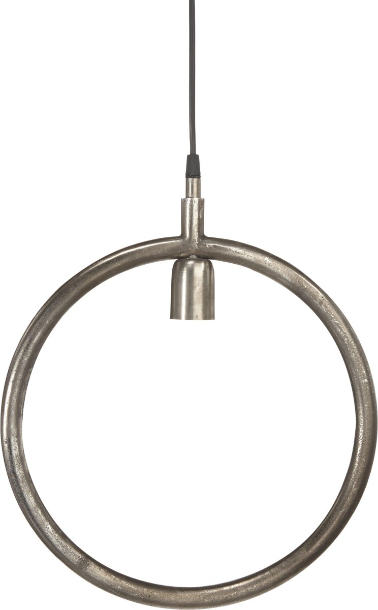 Circle Ø35 Zilver hanglamp Van PR Home - De Circle plafondlamp is een eenvoudige en stijlvolle plafondlamp van metaal.