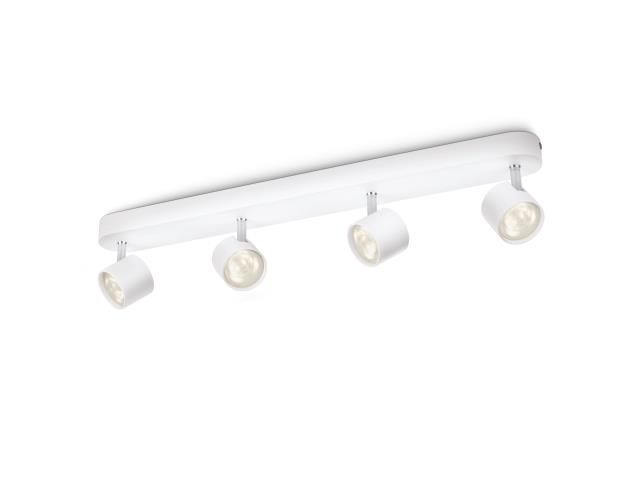  Star 4 Wit spot Van Philips - Met de dimbare LED-spots van Philips kunt u het licht eenvoudig dimmen tot het juiste niveau.
