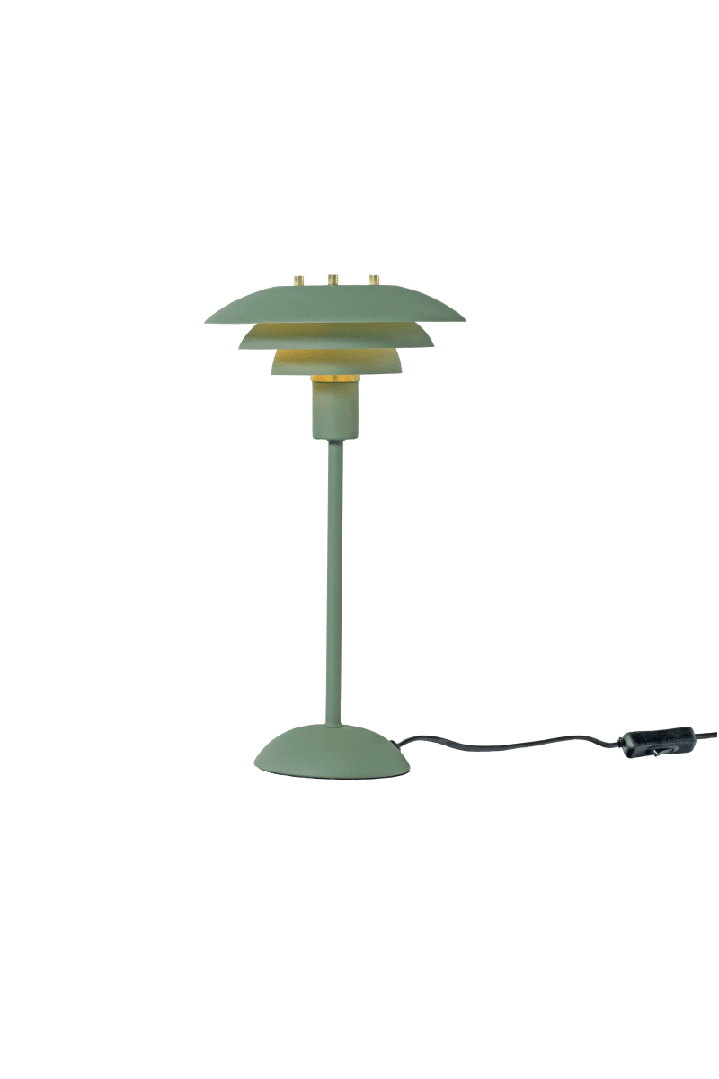 Epsilon 37cm Groente tafellamp Van Aneta Lighting - Detaljer i krom och matt m&auml;ssing medf&ouml;ljer, s&aring; du sj&auml;lv kan v&auml;lja vilken som passar b&auml;st i ditt hem.