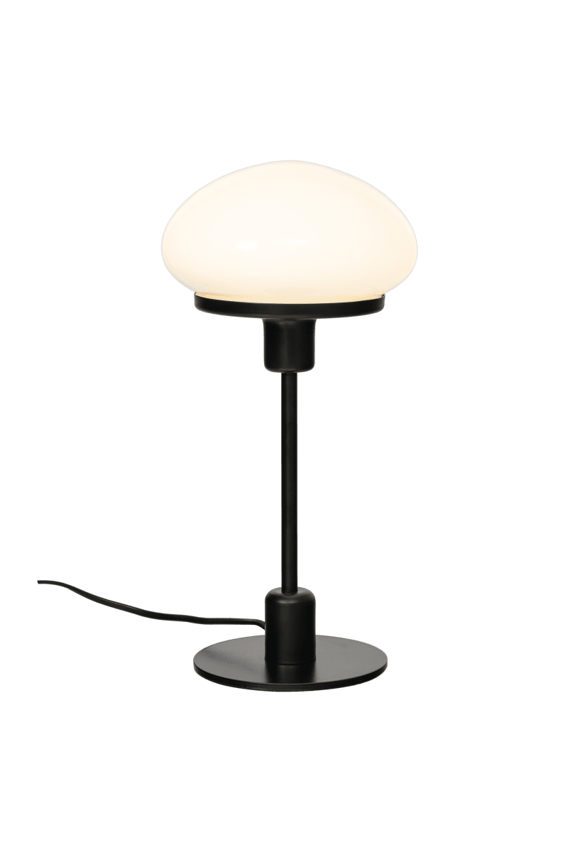 New August 36cm Zwart tafellamp Van Aneta Lighting - Nieuwe stijlvolle tafellamp August in een klassiek model met een moderner design.