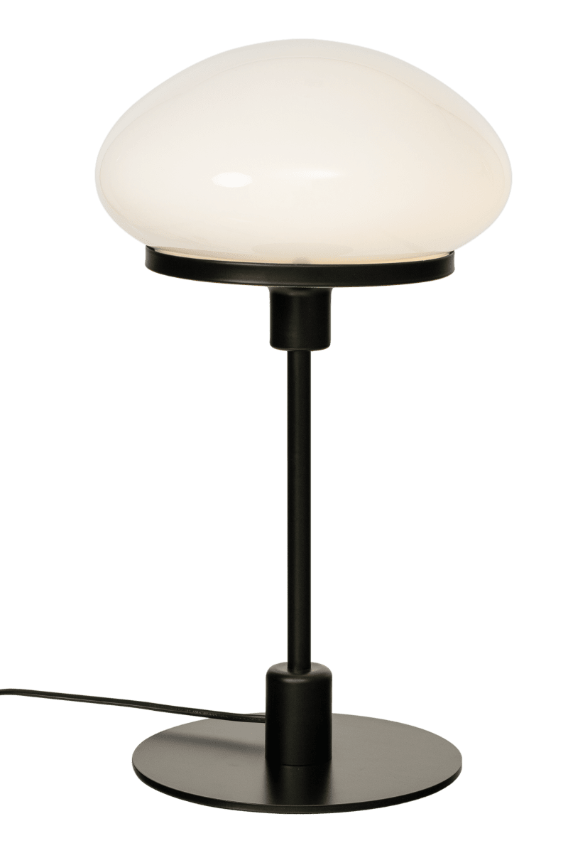 New August 48cm Zwart tafellamp Van Aneta Lighting - Nieuwe stijlvolle tafellamp August in een klassiek model met een moderner design.