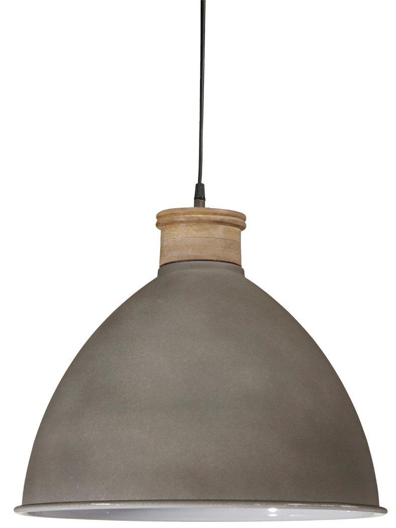Roseville Ø42 Grijs hanglamp Van PR Home - De plafondlamp is gemaakt van metaal en heeft een 1,6 meter lang snoer met een plafondkapje in dezelfde kleur als de lamp.