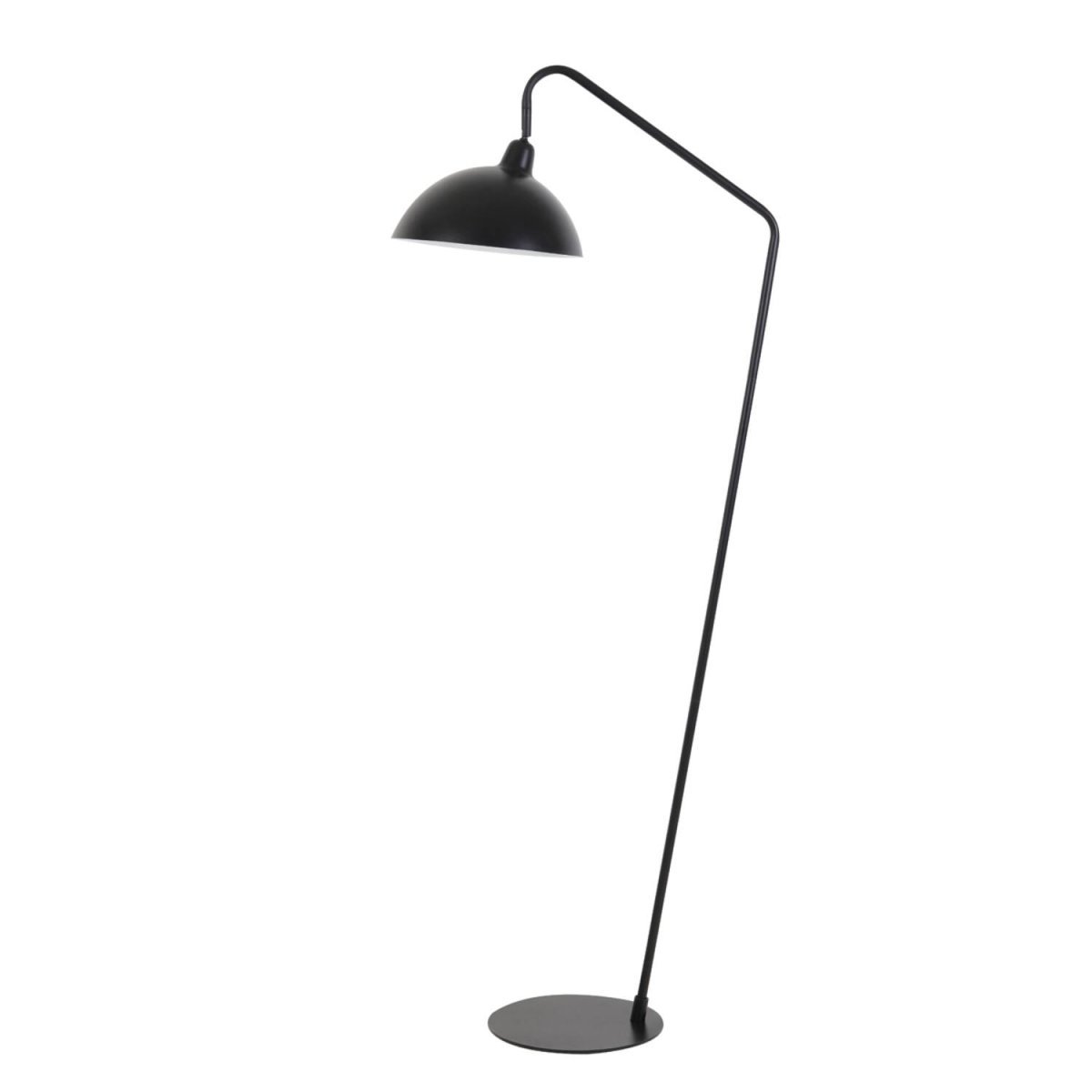 Orion Zwart vloerlamp Van Light & Living - Orion is een elegante staande lamp in matzwart ijzer, perfect voor moderne interieurs.