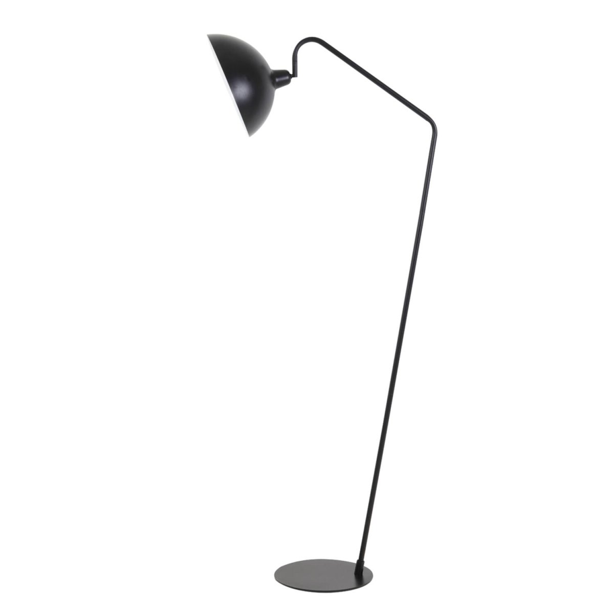 Orion Zwart vloerlamp Van Light & Living - Orion is een elegante staande lamp in matzwart ijzer, perfect voor moderne interieurs.