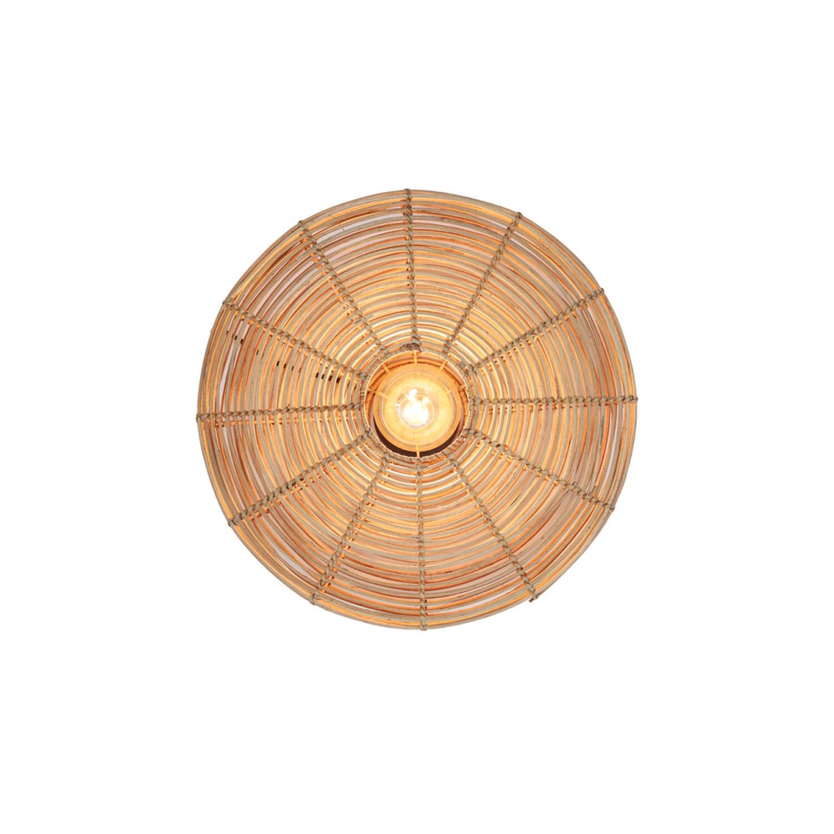 Mataka Ø50 Natuur wandlamp Van Light & Living - Geef uw huis een warme en uitnodigende sfeer met Mataka, een wandlamp van rotan.