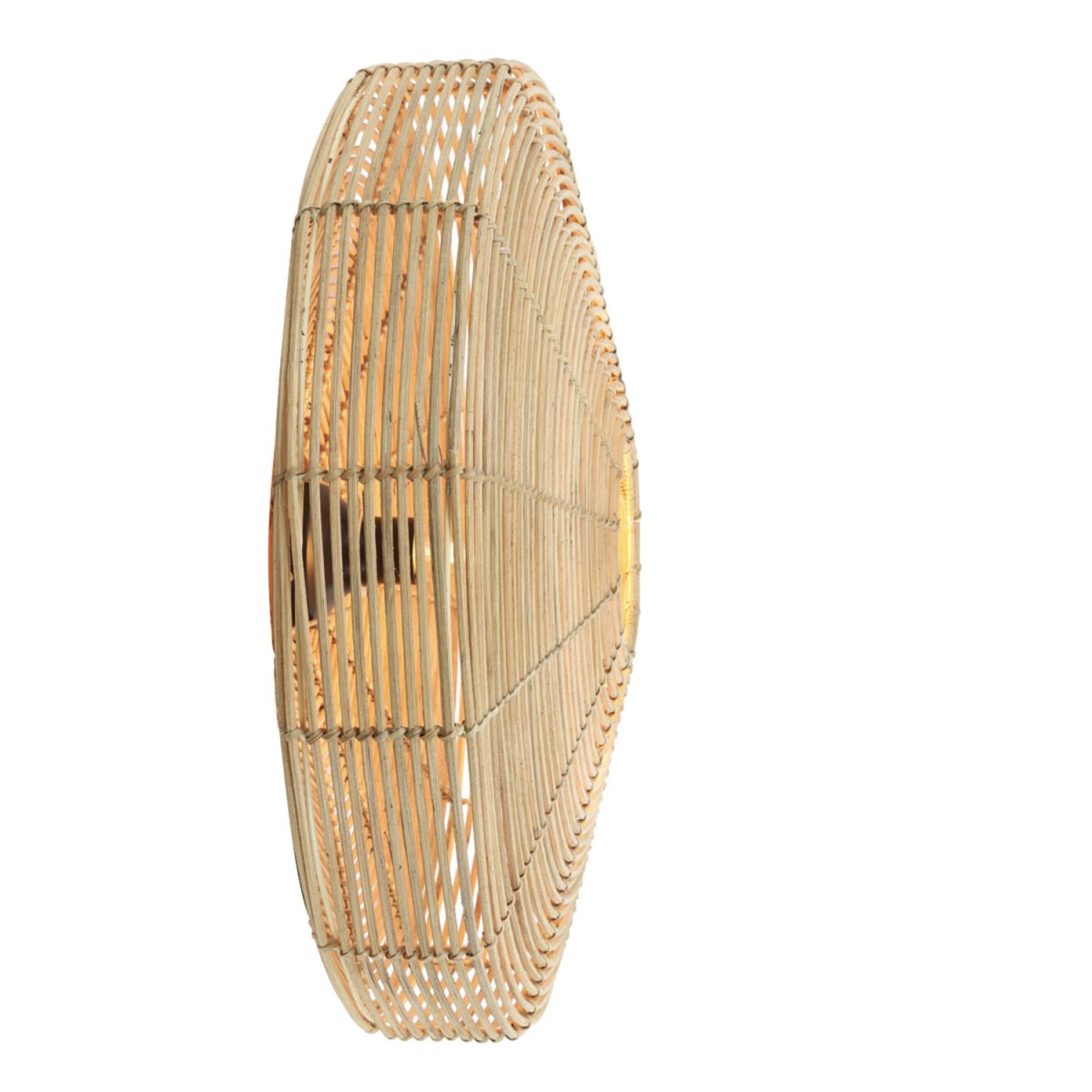 Mataka Ø60 Natuur wandlamp Van Light & Living - Geef uw huis een warme en uitnodigende sfeer met Mataka, een wandlamp van rotan.