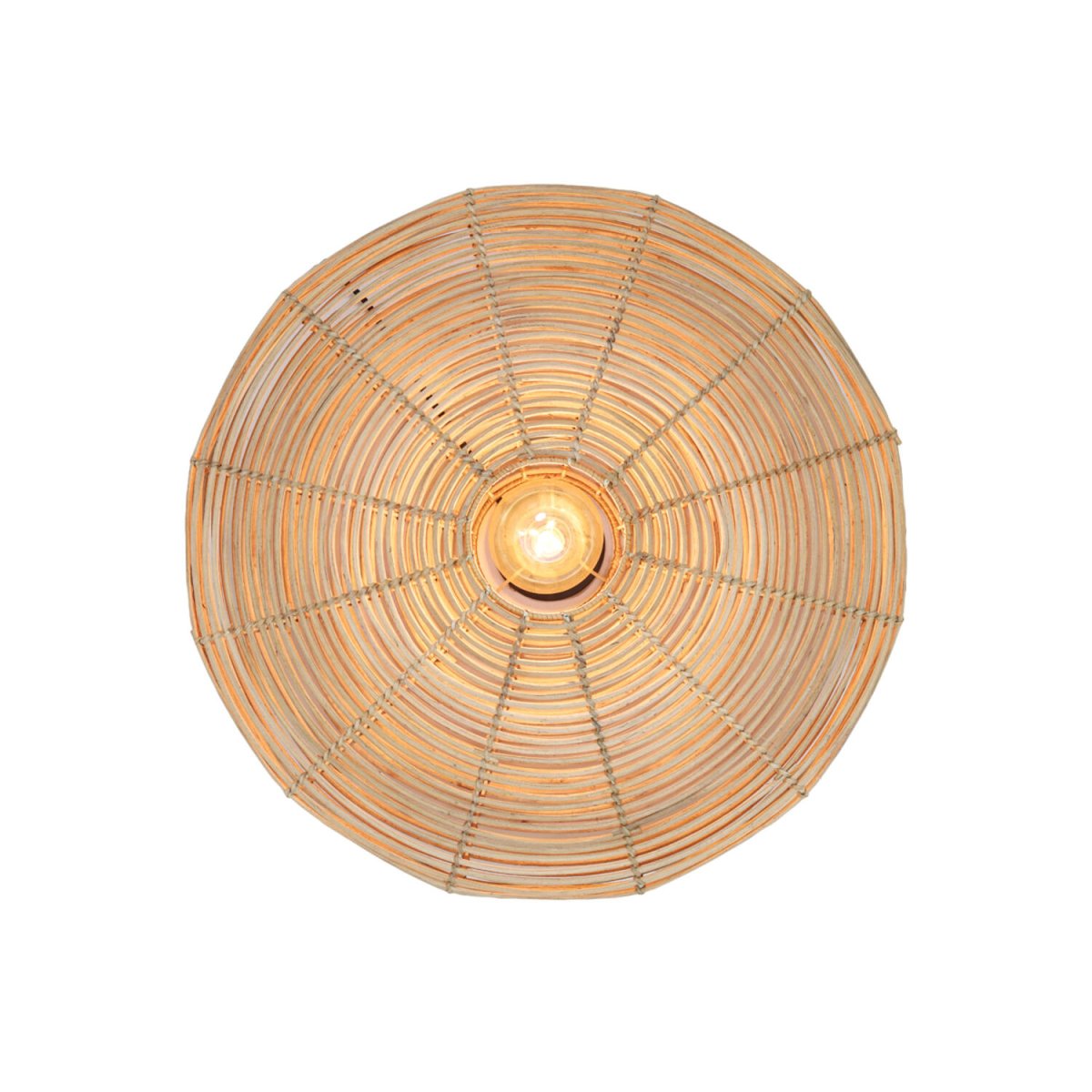 Mataka Ø60 Natuur wandlamp Van Light & Living - Geef uw huis een warme en uitnodigende sfeer met Mataka, een wandlamp van rotan.