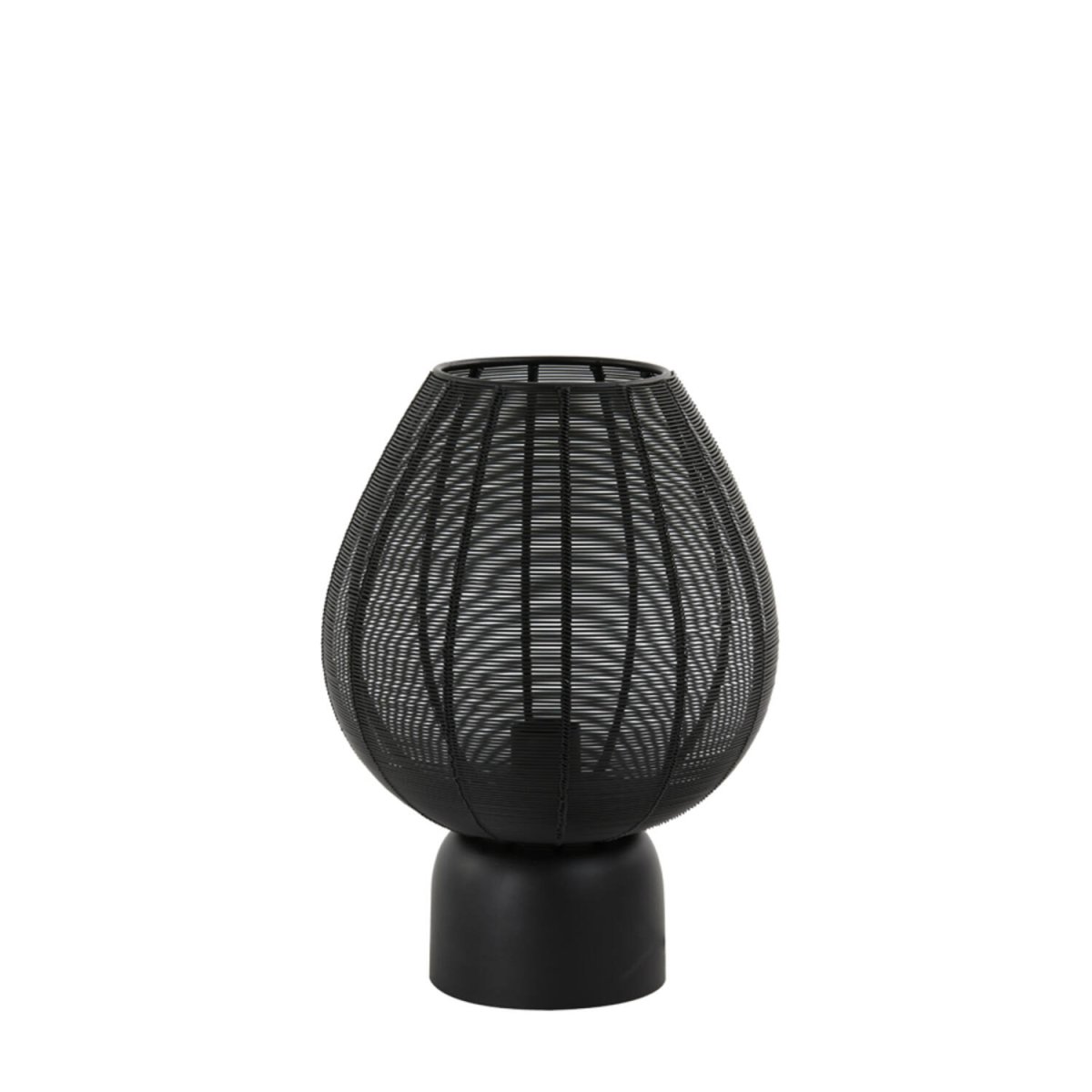 Suneko 34cm Zwart tafellamp Van Light & Living - Suneko is een stijlvolle lamp in matzwart ijzer, waarbij de luchtige constructie voor een prachtig lichtspel zorgt.