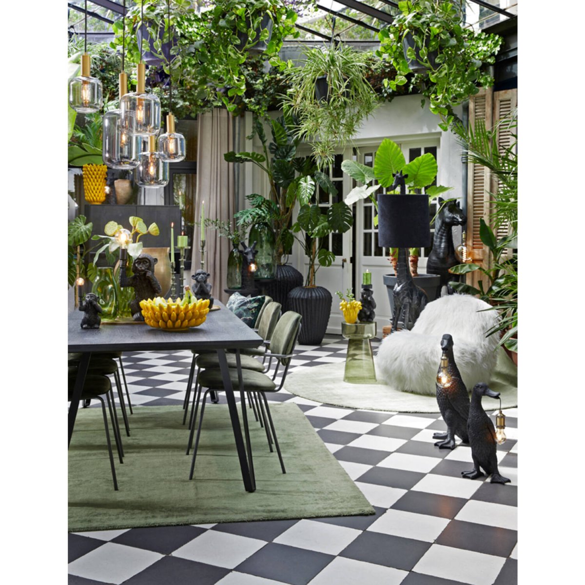 Duck 65cm Zwart tafellamp Van Light & Living - 