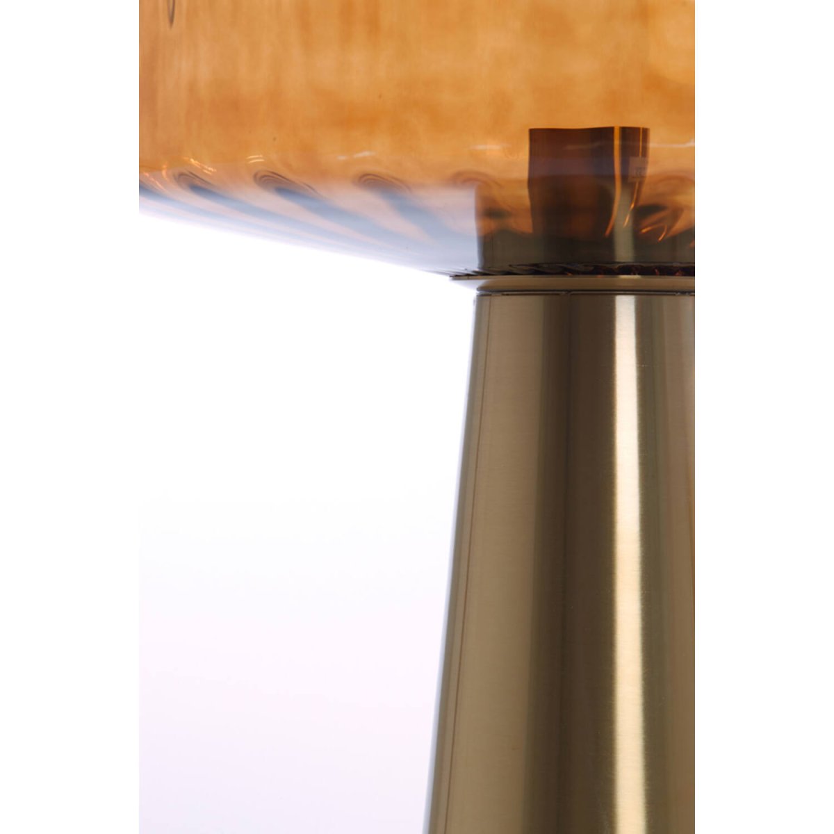 Pleat 53cm Goud/bruin tafellamp Van Light & Living - 