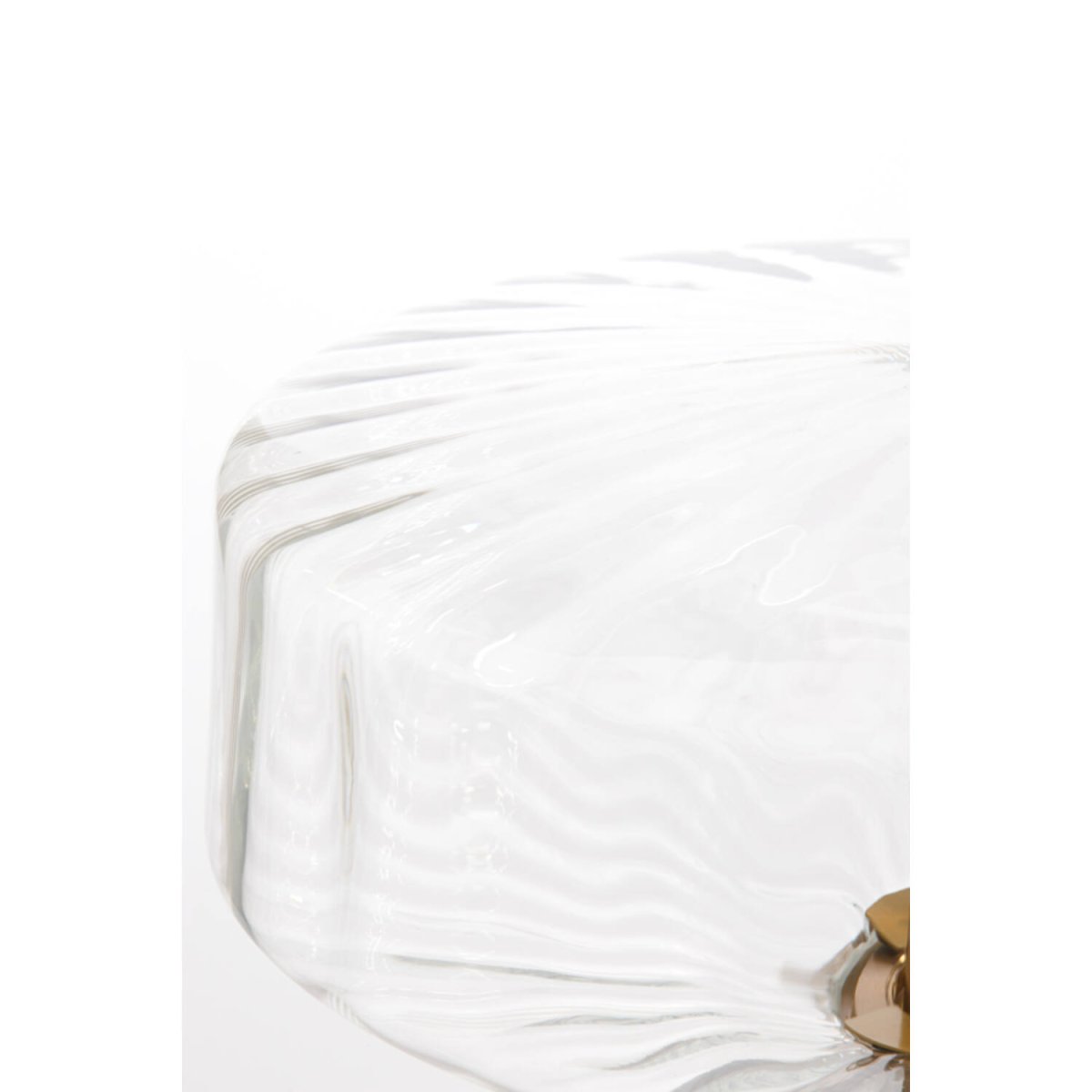 Pleat 53cm Goud/helder tafellamp Van Light & Living - 