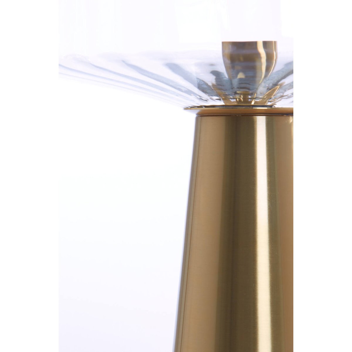 Pleat 53cm Goud/helder tafellamp Van Light & Living - 