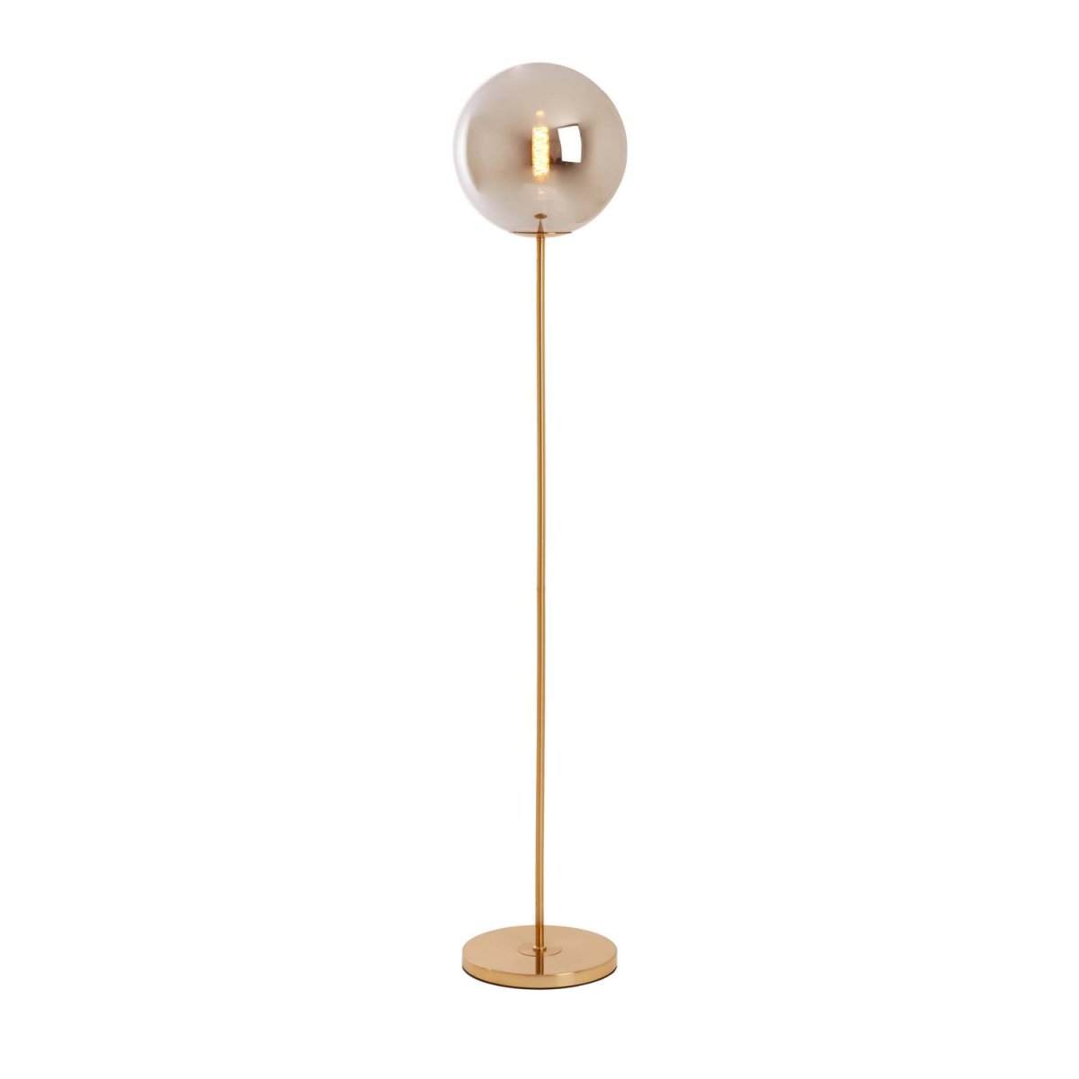 Medina Goud/rook vloerlamp Van Light & Living - 