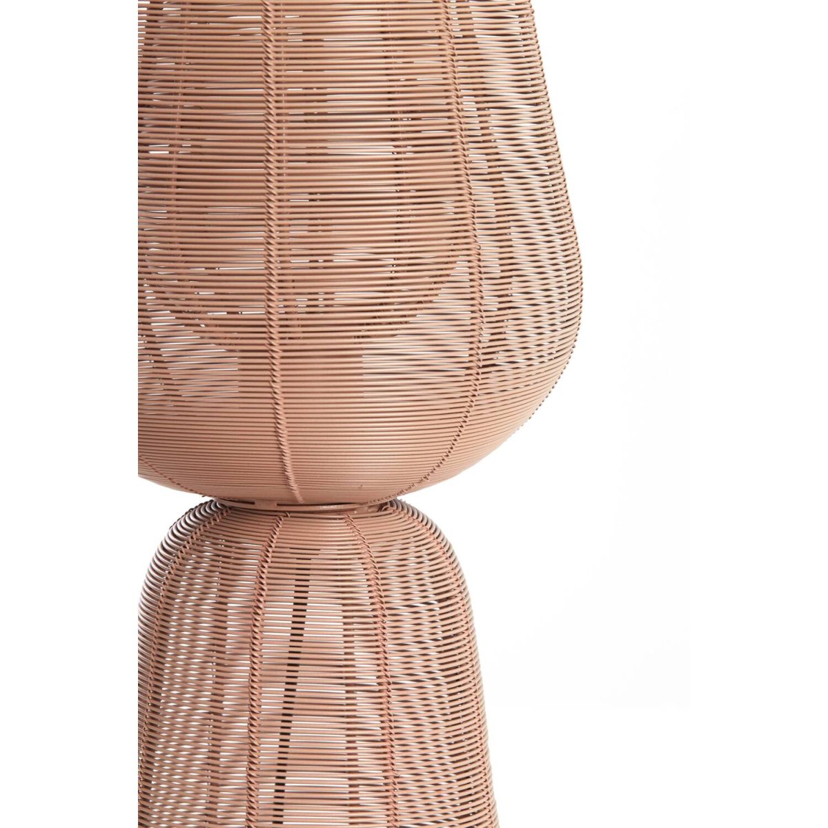 Aboso 42cm Roze tafellamp Van Light & Living - Aboso is een stijlvolle tafellamp van ijzer in een roze buisvorm, waarbij het open ontwerp een prachtig schaduwspel creëert.