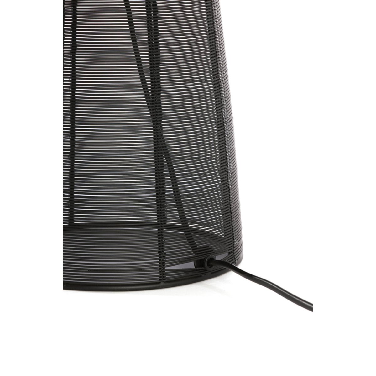 Aboso 54cm Zwart tafellamp Van Light & Living - Aboso is een stijlvolle tafellamp in matzwart ijzer, waarbij het open design een prachtig schaduwspel creëert.