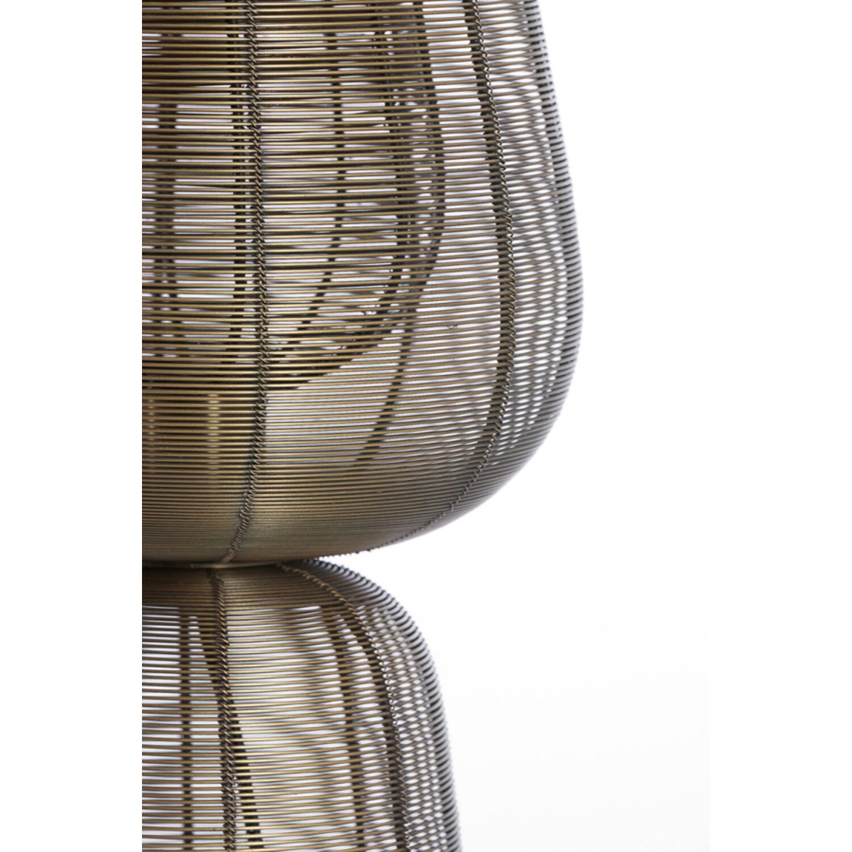 Aboso 54cm Bronzen tafellamp Van Light & Living - Aboso is een stijlvolle tafellamp van ijzer met een bronzen afwerking, waarbij het open design een prachtig schaduwspel creëert.