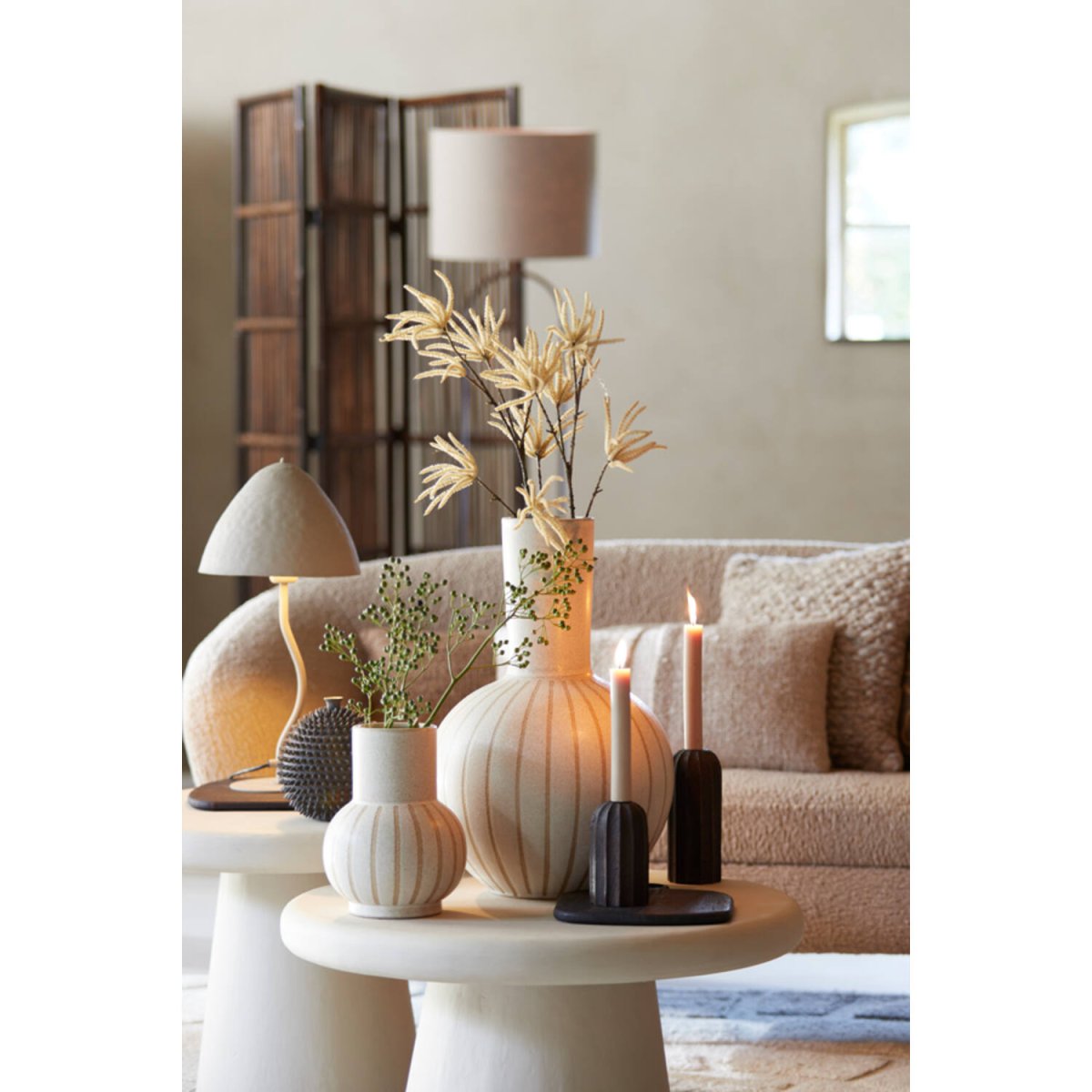 Elimo 50cm Lichtgrijs tafellamp Van Light & Living - 