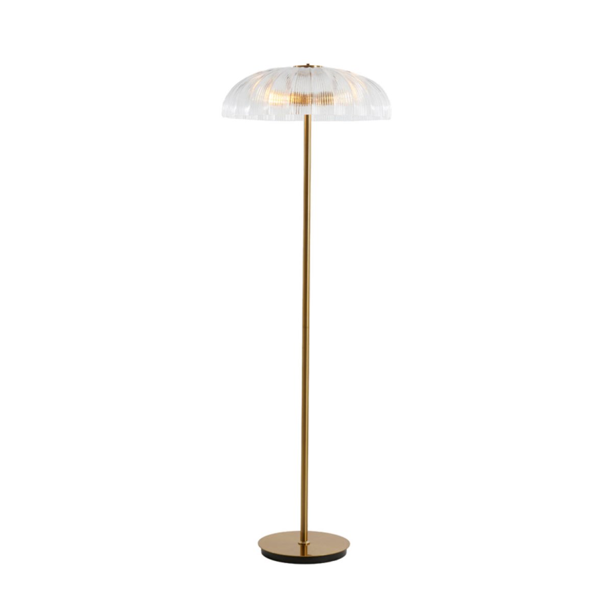 Fungo Goud/helder vloerlamp Van Light & Living - 