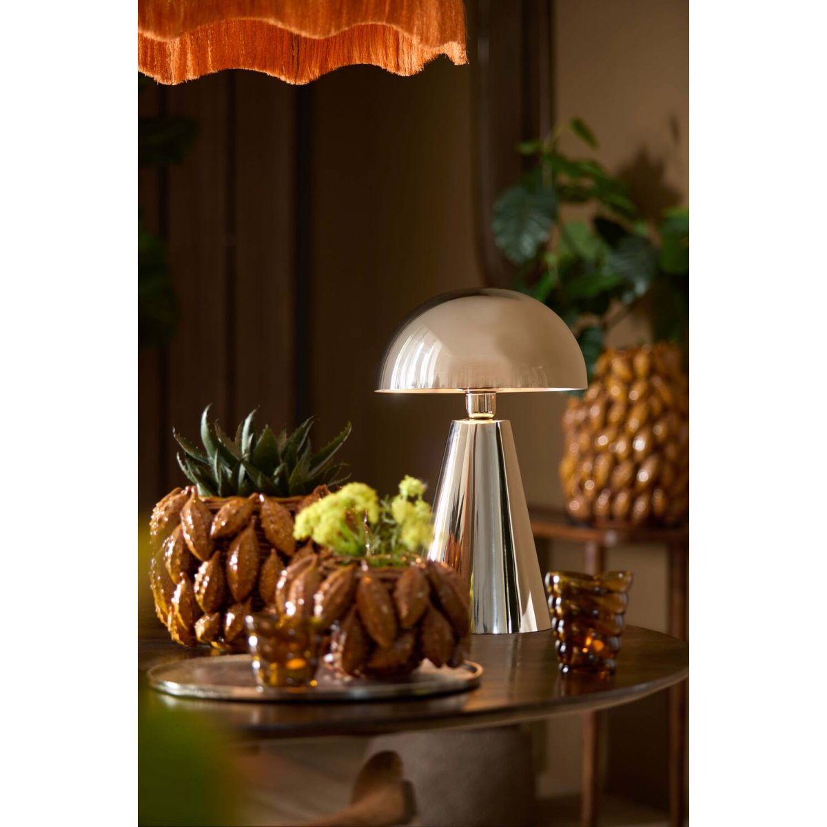Surrina 40cm Nikkel tafellamp Van Light & Living - 
