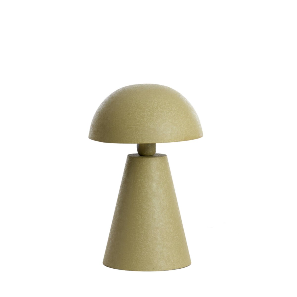 Surrina 40cm Groente tafellamp Van Light & Living - Surrina is een stijlvolle metalen tafellamp met een modern, paddenstoelvormig design en een prachtige matte olijfgroene kleur.
