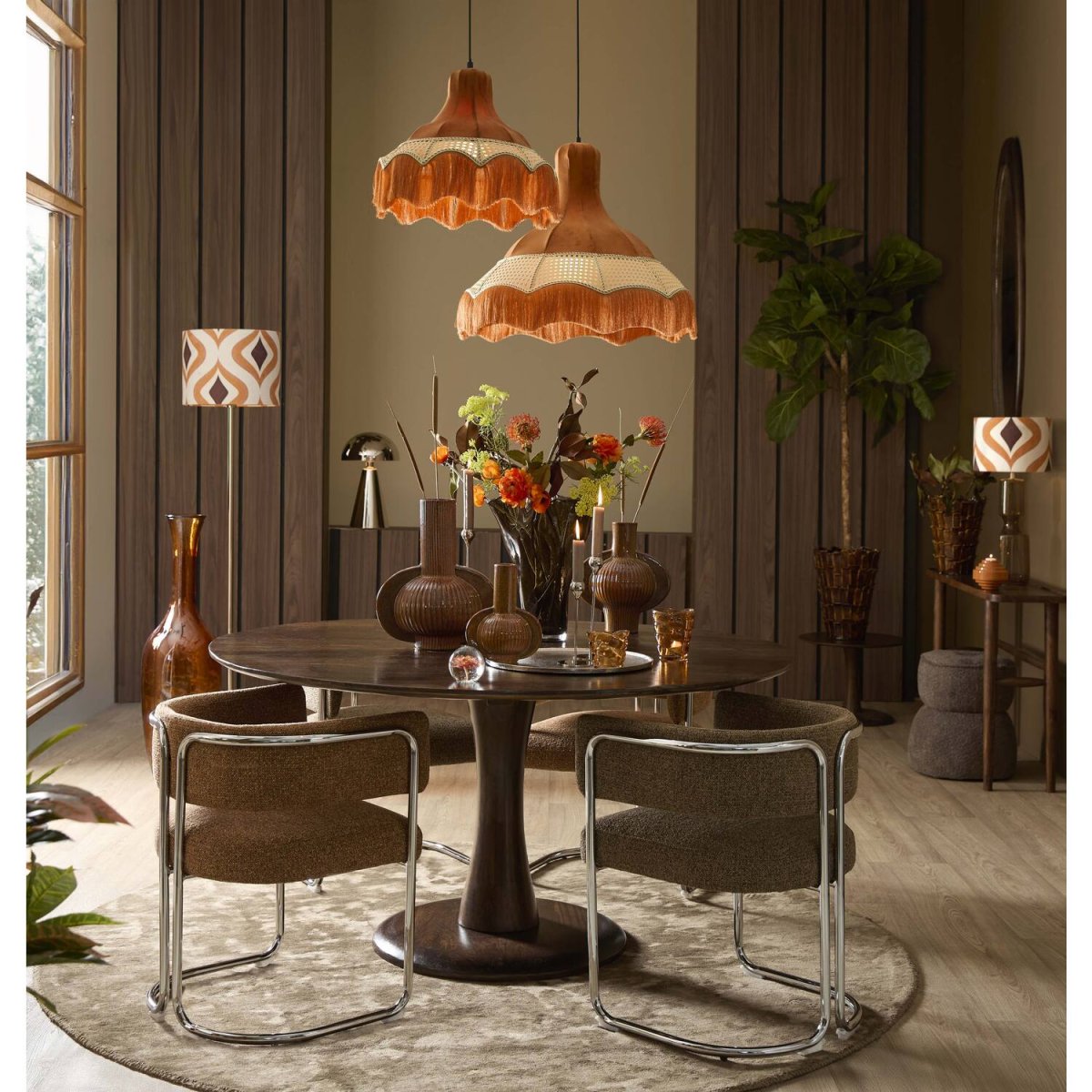 Surrina 50cm Nikkel tafellamp Van Light & Living - 