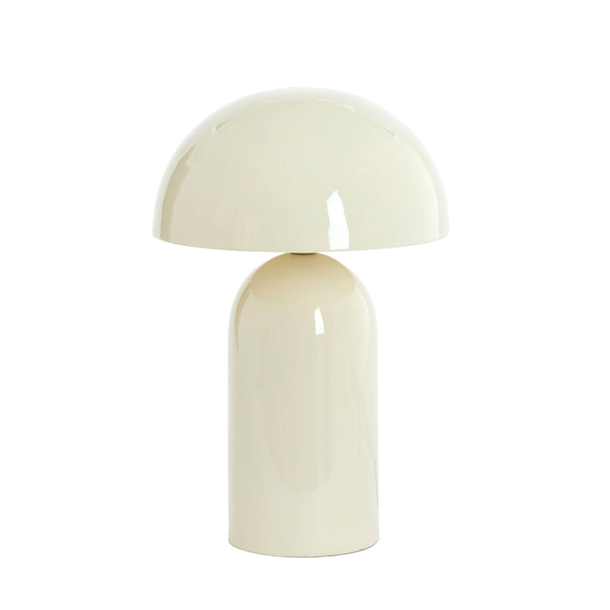 Tolima 48cm Romig wit tafellamp Van Light & Living - Het paddenstoelvormige ontwerp geeft een speelse maar elegante uitstraling die zowel in een trendy woning als in een meer minimalistisch interieur past.