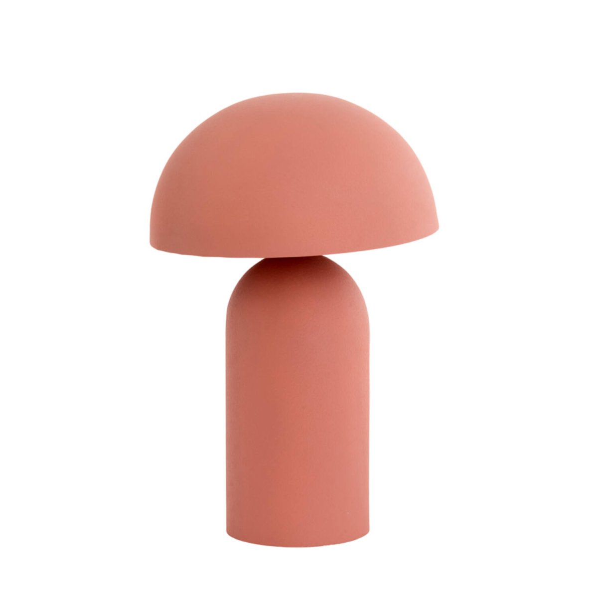 Tolima 48cm Roze tafellamp Van Light & Living - Het matte oppervlak en de harmonieuze kleurtoon van de lamp verspreiden een warme, comfortabele sfeer in de kamer - perfect als sfeerverlichting op het nachtkastje, in het raam of op een plank.