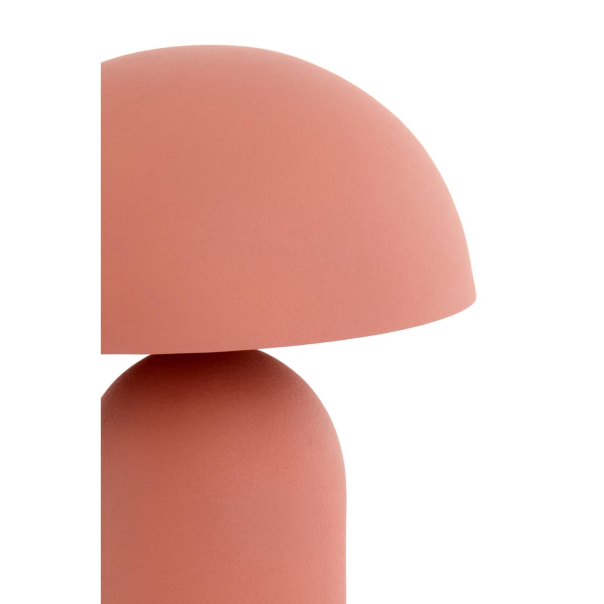 Tolima 48cm Roze tafellamp Van Light & Living - Het matte oppervlak en de harmonieuze kleurtoon van de lamp verspreiden een warme, comfortabele sfeer in de kamer - perfect als sfeerverlichting op het nachtkastje, in het raam of op een plank.