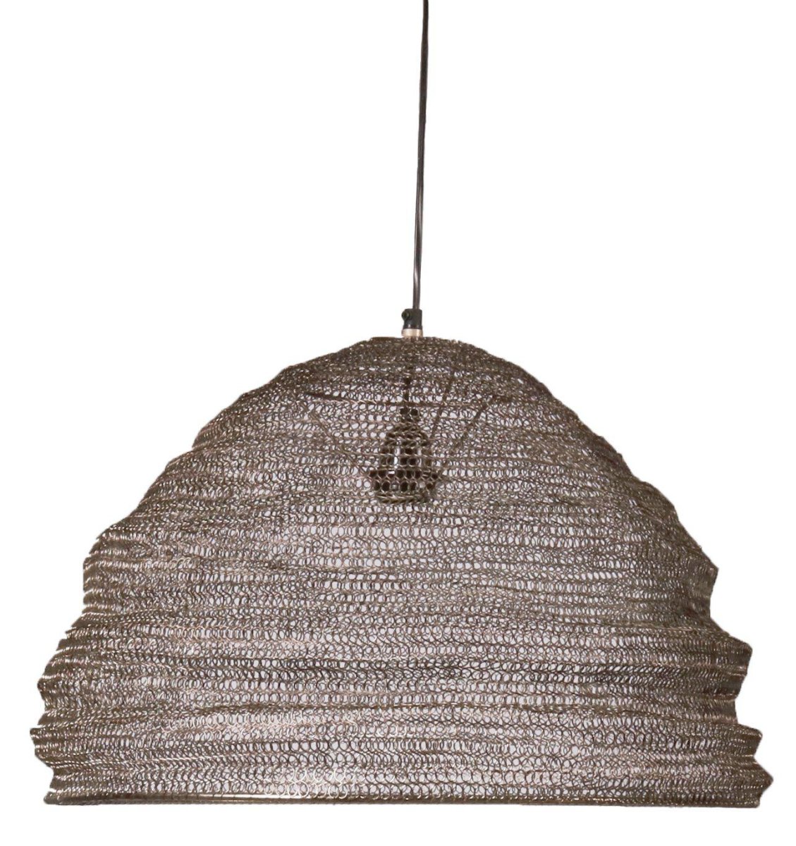  Kimberley Ø50 Zilver hanglamp Van PR Home - Een industriële uitstraling met de Kimberley plafondlamp in metalen gaas.