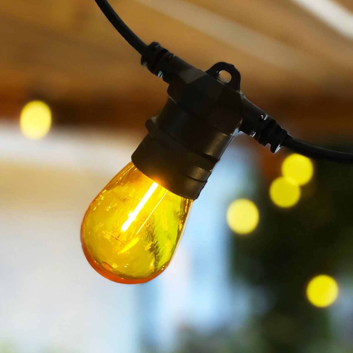 Deco bulb x 5 Geel Van Lightson - Voor een optimale levensduur adviseren wij u de transformator niet met meer dan 85% van de maximale capaciteit te belasten.