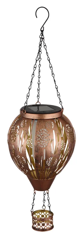 Balloon Koper solarlamp Van Globo Lighting - En unik och st&auml;mningsfull detalj som ger utomhusmilj&ouml;n en lekfull och elegant touch!