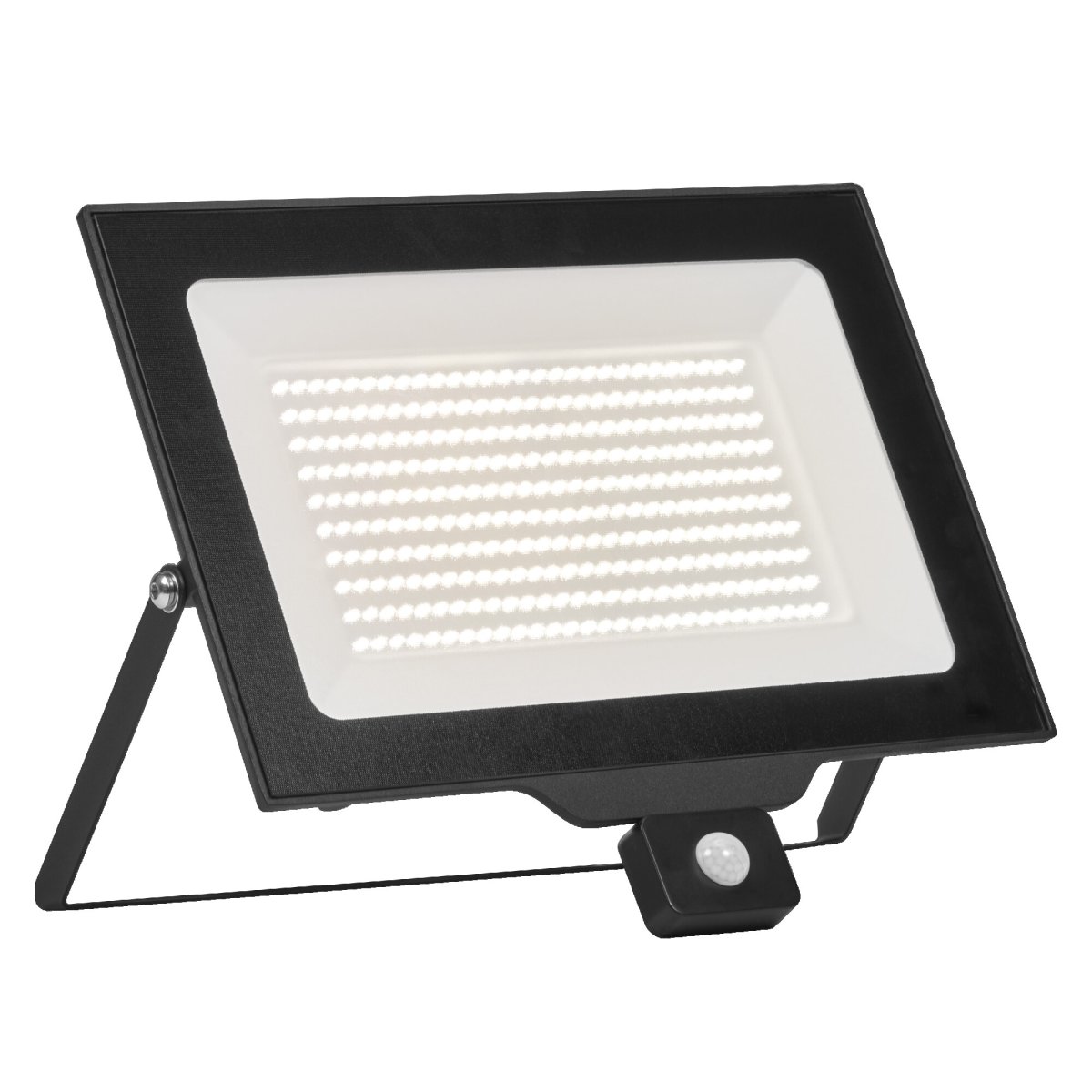 Floodlight Essential Sensor 200W Zwart buitenlamp Van Ledvance - De robuuste constructie en het krachtige licht zorgen het hele jaar door voor veilige en betrouwbare verlichting.