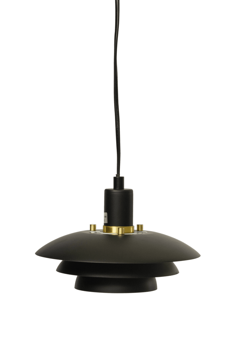 Epsilon Ø20 Zwart raamlamp Van Aneta Lighting - EPSILON is een klassiek model, nu als fronthanger in zwart gelakt metaal.